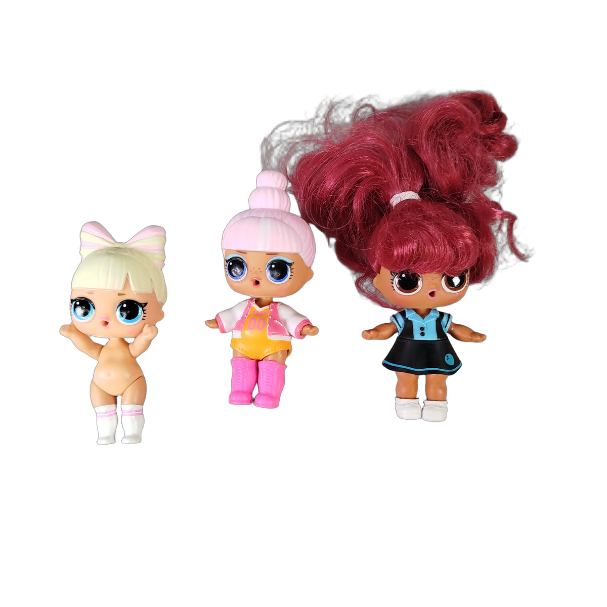 MGA Entertainment Bundle Set von 4 Modepuppen blond, pink & rot
