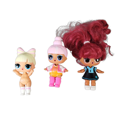 MGA Entertainment Bundle Set von 4 Modepuppen blond, pink & rot