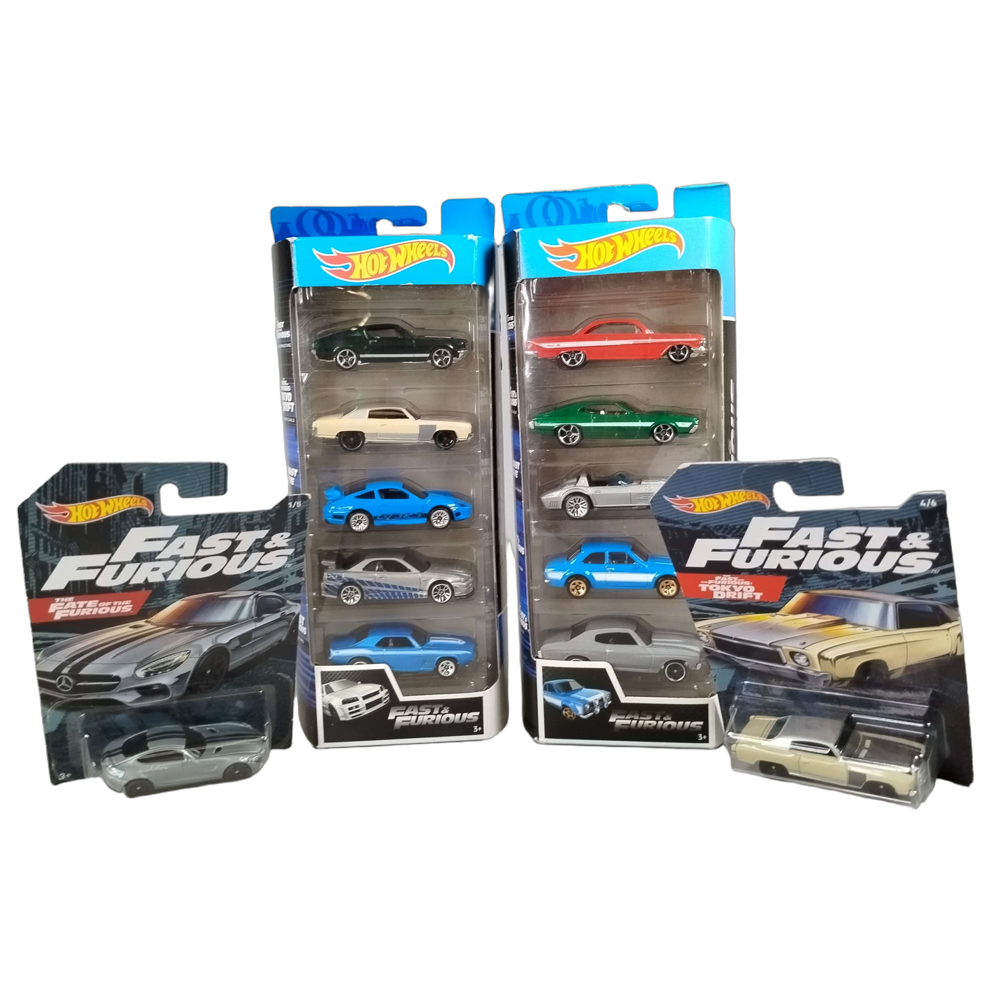 Hot Wheels Bundle Fast Furious 12x Autos, neu