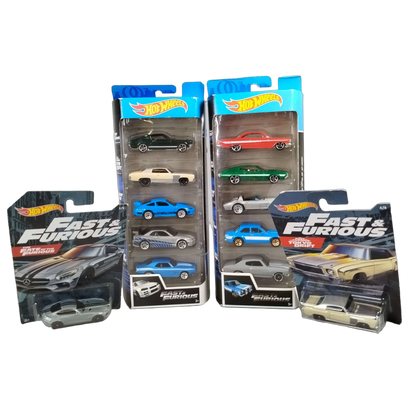 Hot Wheels Bundle Fast Furious 12x Autos, neu