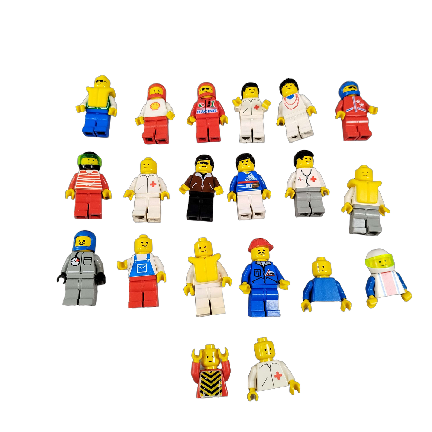 LEGO Bundle Vintage 19x Minifiguren Racing City Space