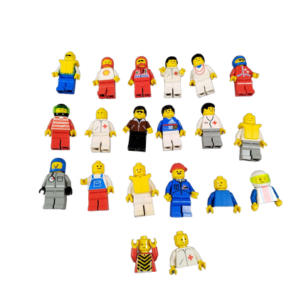 LEGO Bundle Vintage 19x Minifiguren Racing City Space