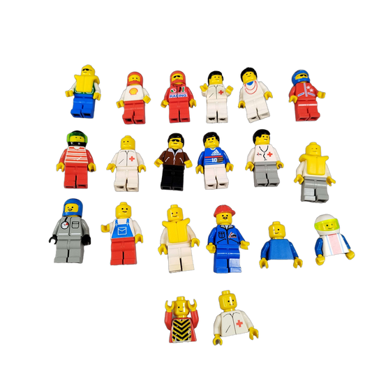 LEGO Bundle Vintage 19x Minifiguren Racing City Space
