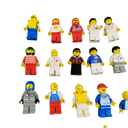 LEGO Bundle Vintage 19x Minifiguren Racing City Space