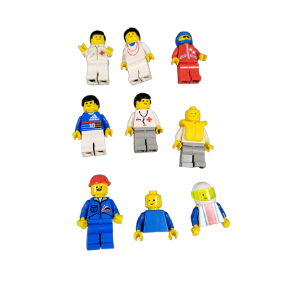 LEGO Bundle Vintage 19x Minifiguren Racing City Space