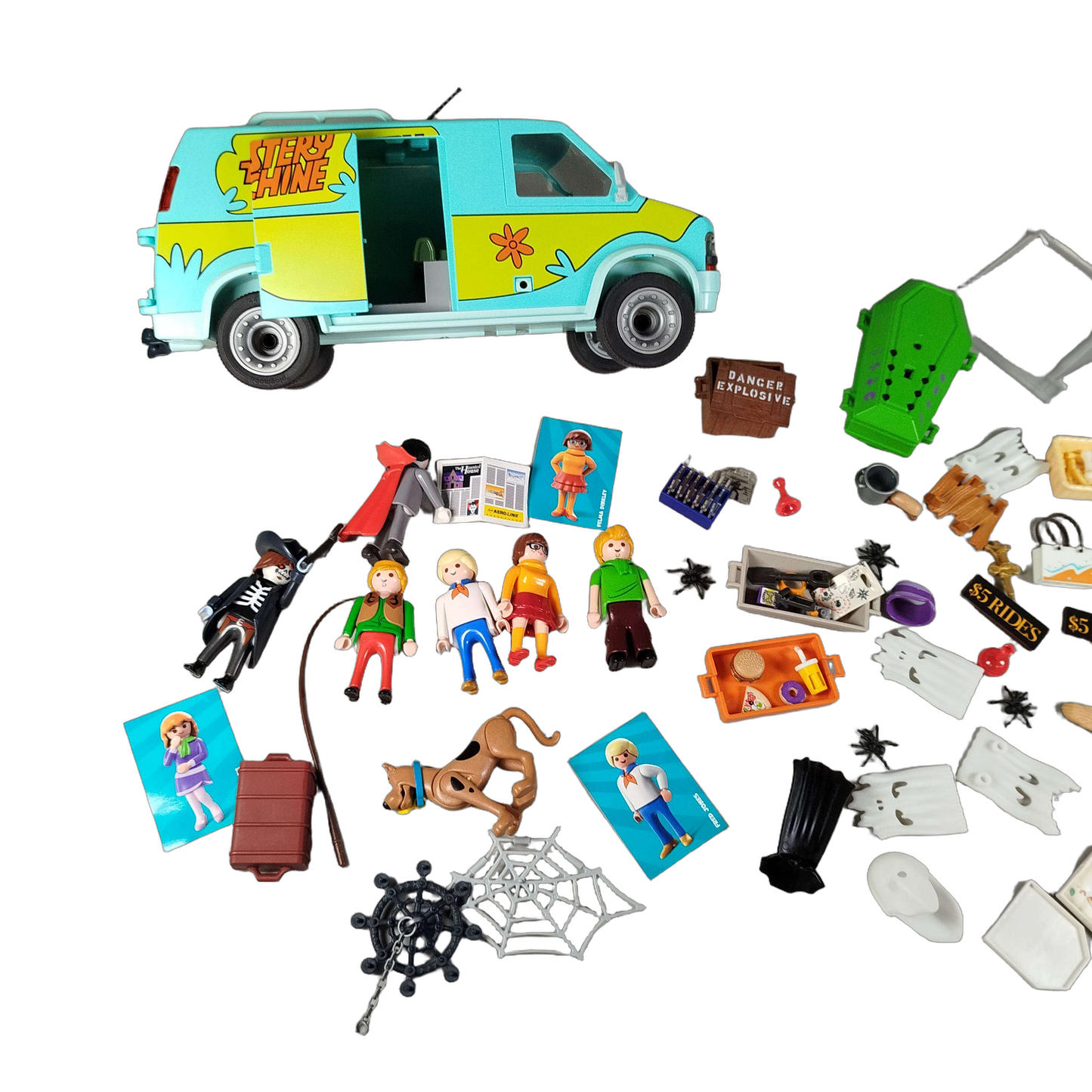 Playmobil Bundle Scooby-Doo 70286 70287 Set von 2 Mystery Machine & Figuren