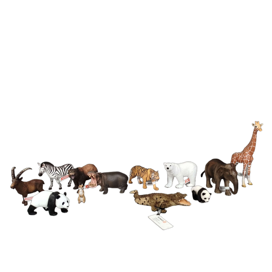Schleich Tiere Bundle Safari 12 Teile Tierfiguren