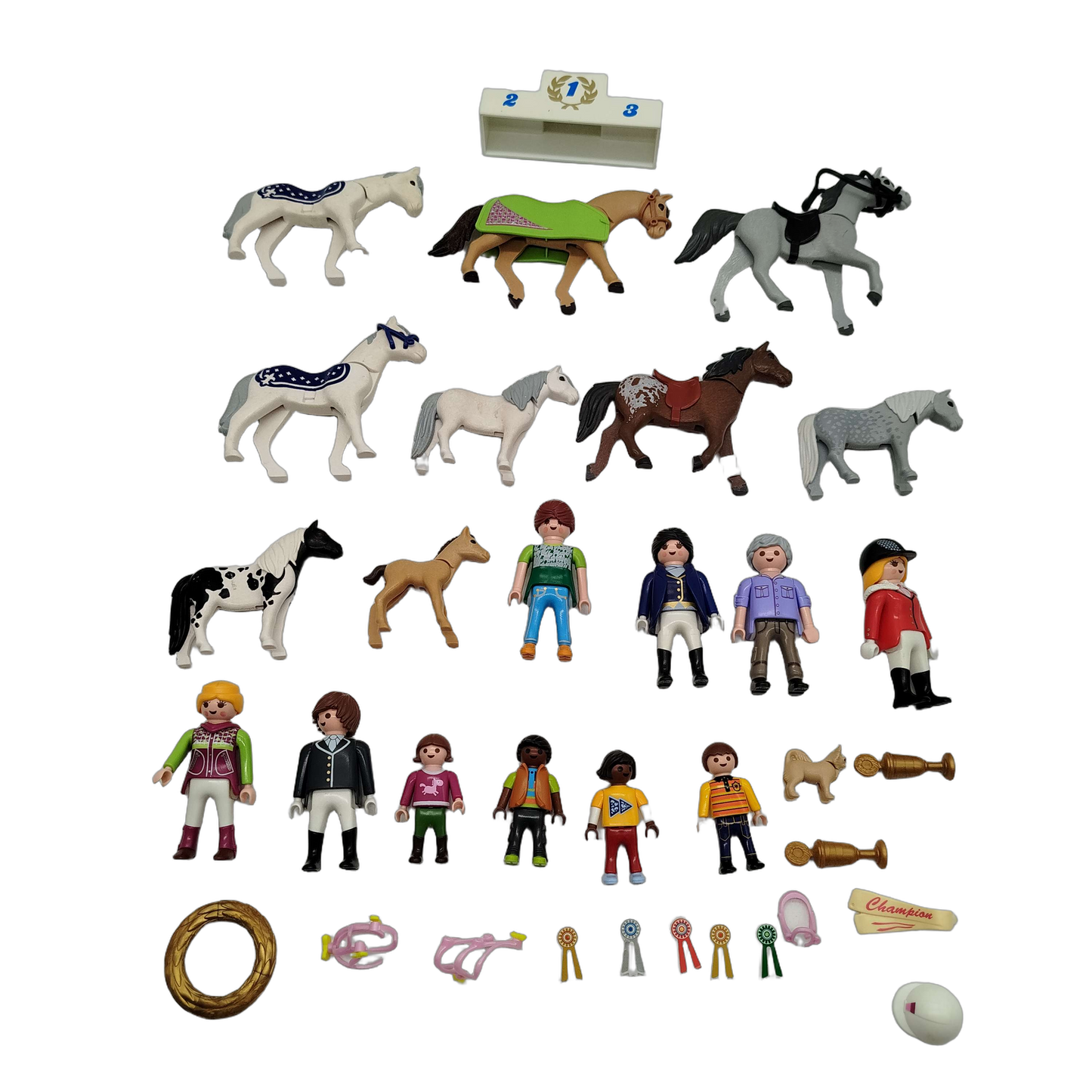 Playmobil Bundle Reitturnier Figuren & Pferde