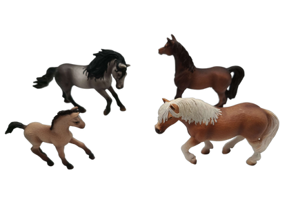 Schleich Tiere Bundle Pferde Mustang & Lipizzaner 5 Teile Figuren
