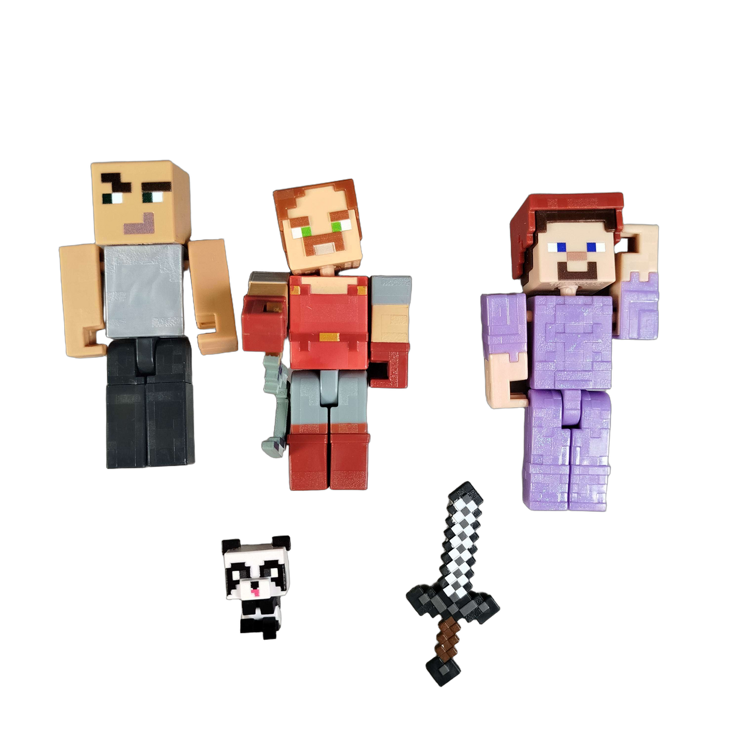 Mattel Bundle Minecraft Set von 5 Figuren & Zubehör