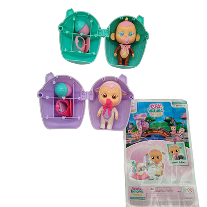 IMC Toys Bundle Cry Babies Magic Tears Lammy & Ivy Set von 2 Figuren