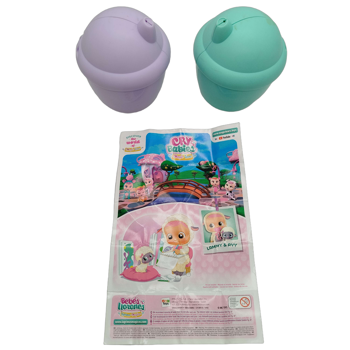 IMC Toys Bundle Cry Babies Magic Tears Lammy & Ivy Set von 2 Figuren