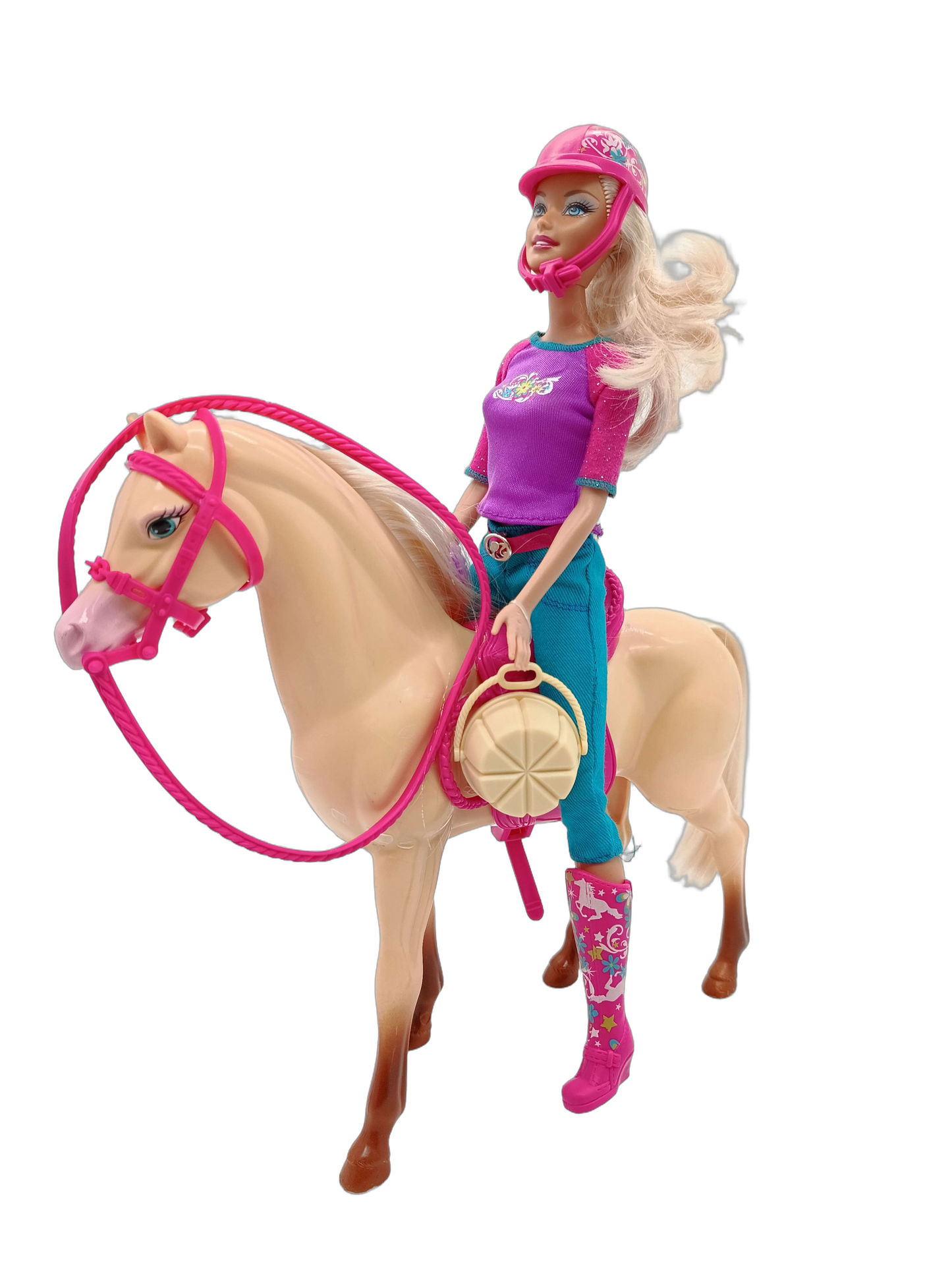 Mattel Bundle Reiten Set Puppe & Pferd mit Reitzubehör