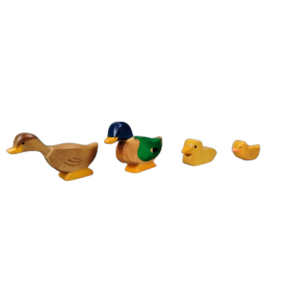 Ostheimer Bundle Enten 4x Holzfiguren