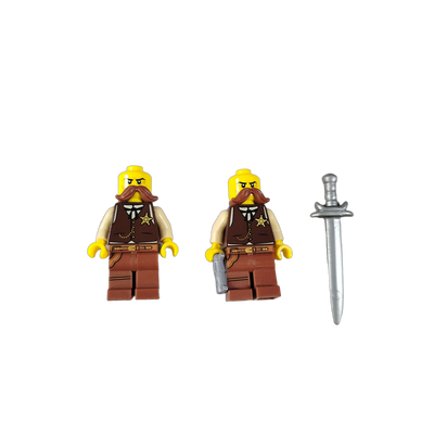 LEGO Bundle Western 2x Sheriff Figuren