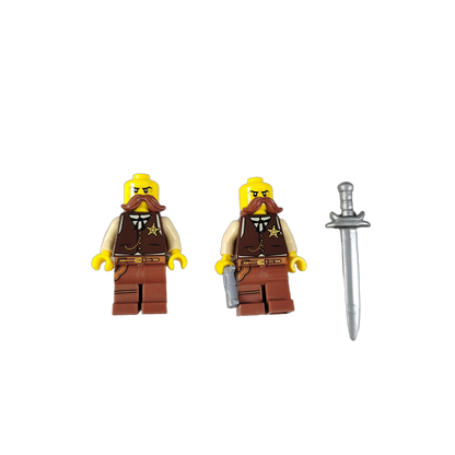 LEGO Bundle Western 2x Sheriff Figuren