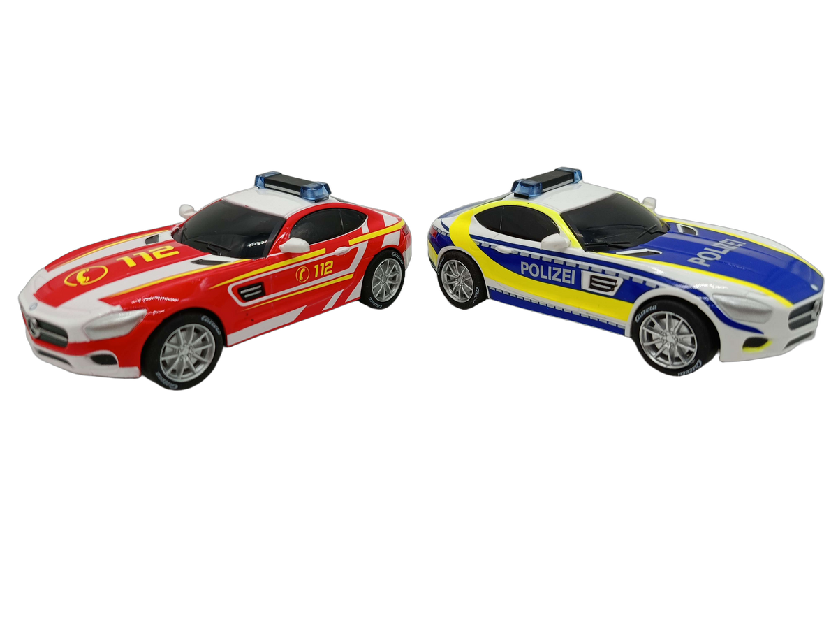 Carrera Bundle Polizei Mercedes-AMG GT 112 Set von 2 Spielzeugautos