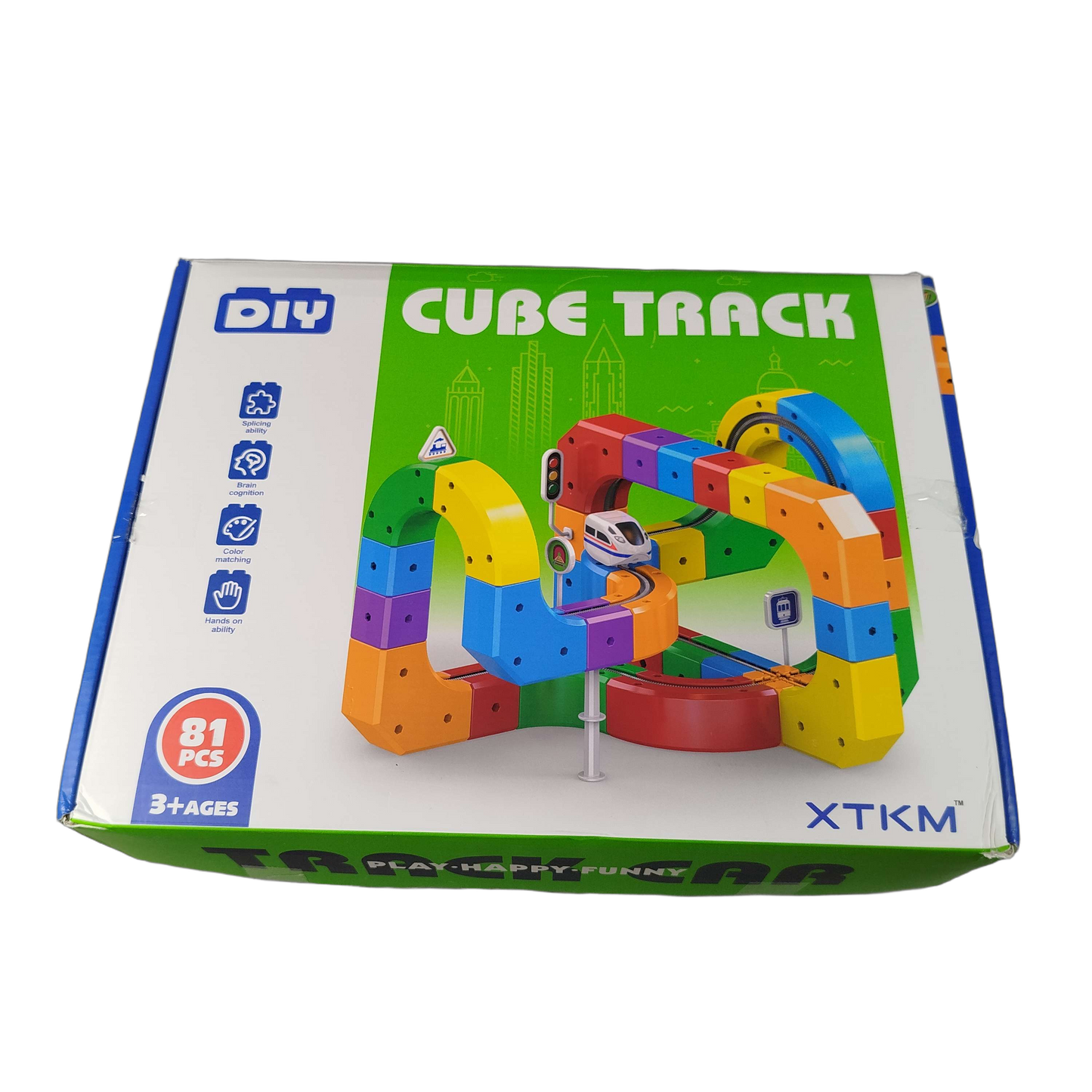 XTKM Cube Track 537-202 Baukasten mit Zug