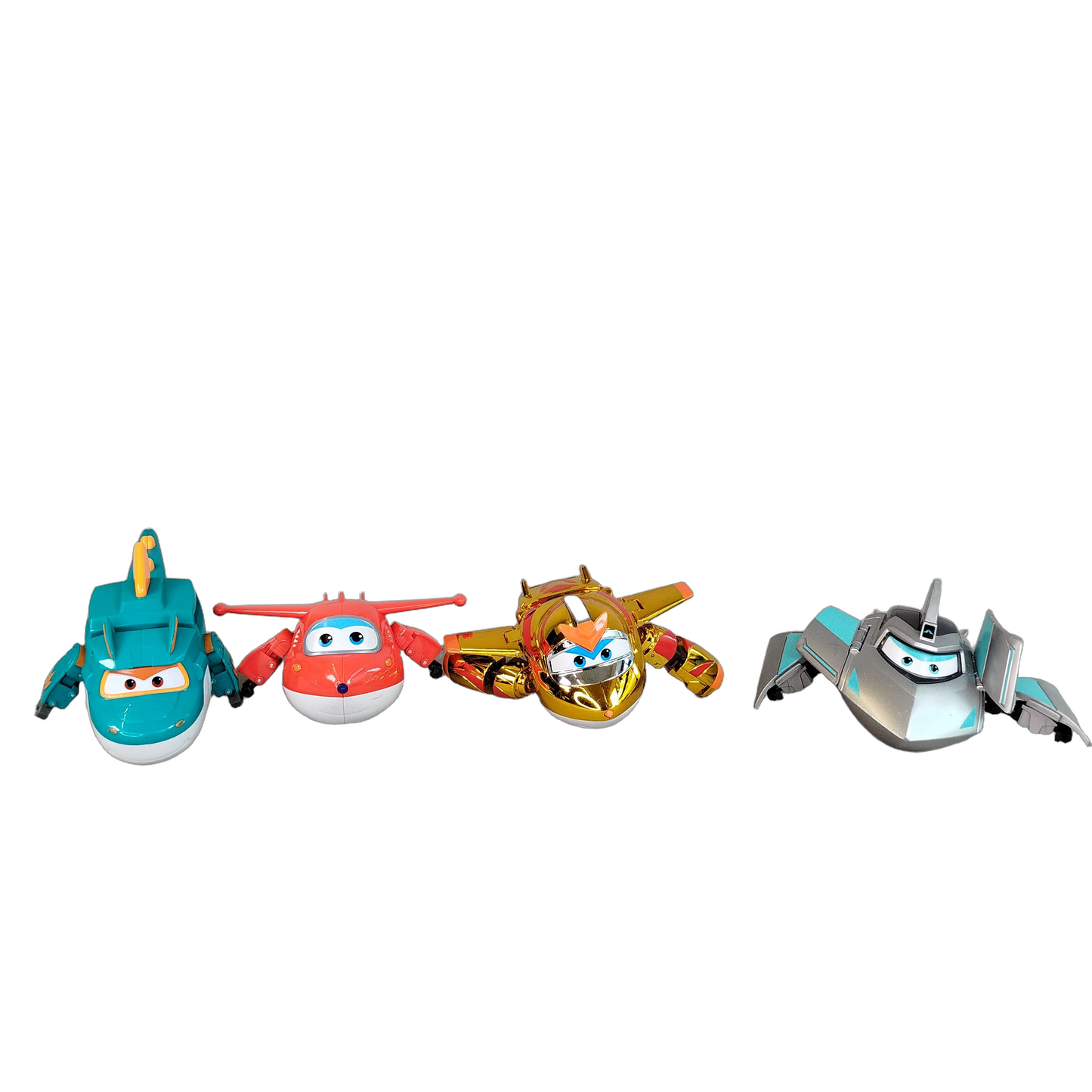 Super Wings Bundle 4x Flugzeuge Figuren