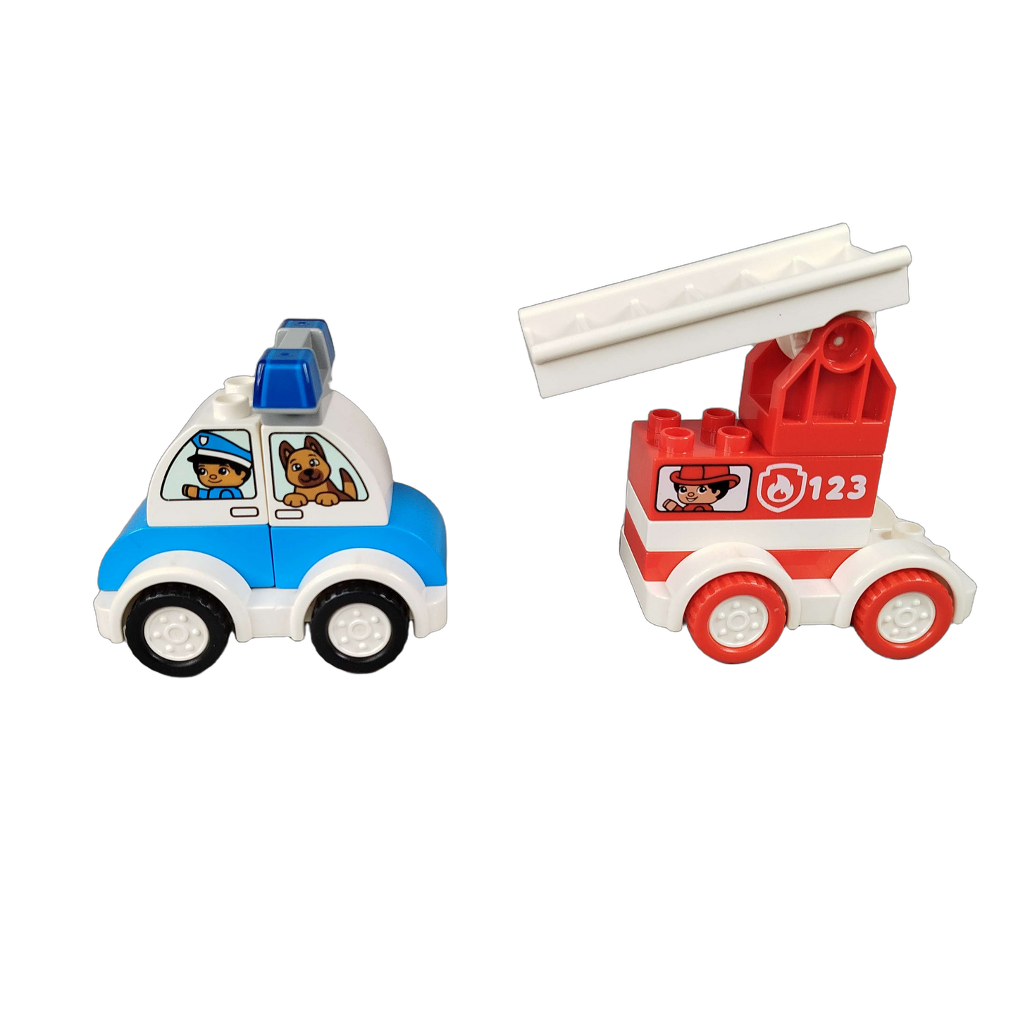LEGO Bundle Duplo Set von 4 Polizei & Feuerwehr