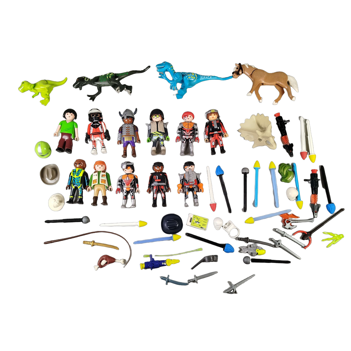 Playmobil Bundle Polizei & Dinosaurier großes Set Figuren & Zubehör