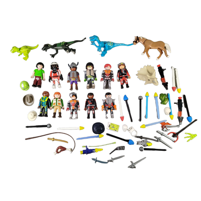 Playmobil Bundle Polizei & Dinosaurier großes Set Figuren & Zubehör