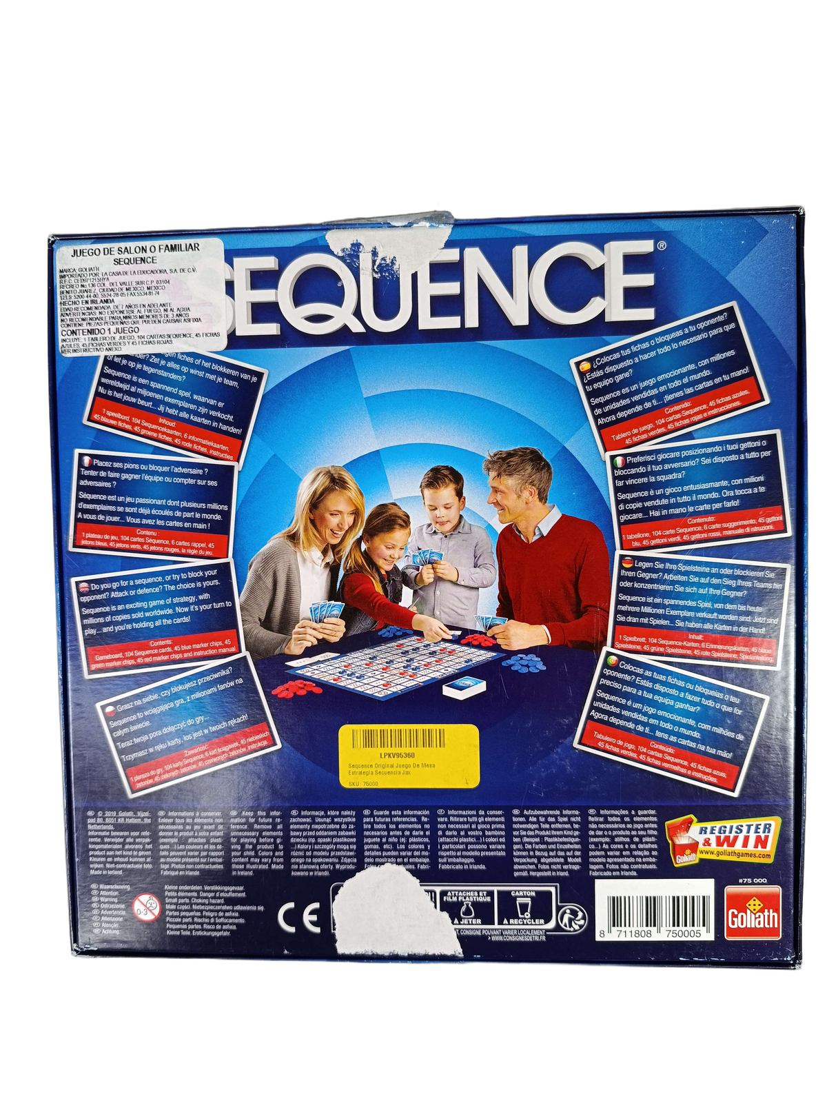Goliath Sequence Strategiespiel & Brettspiel