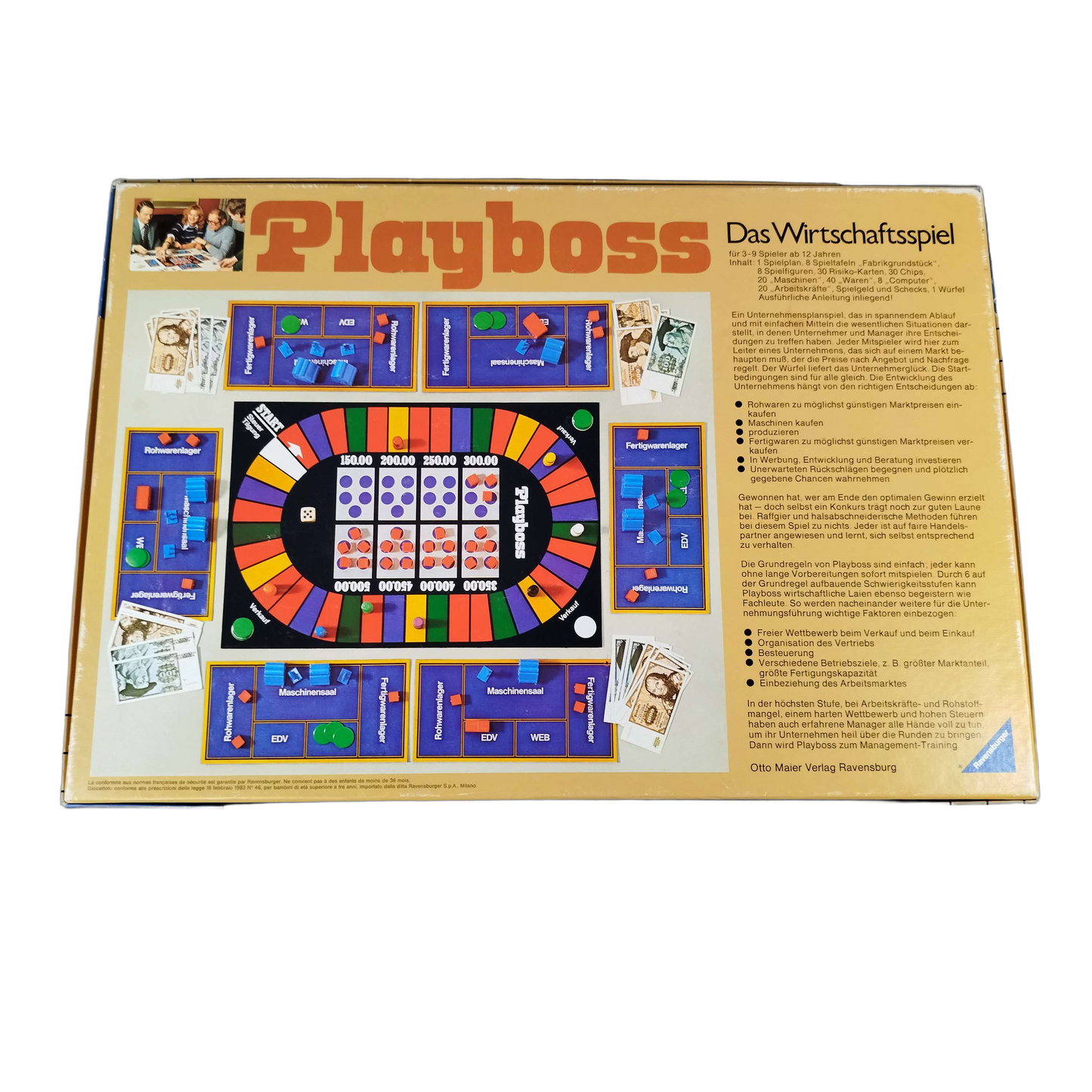 Ravensburger Playboss – Das Wirtschaftsspiel Brettspiel, ab 10 Jahre