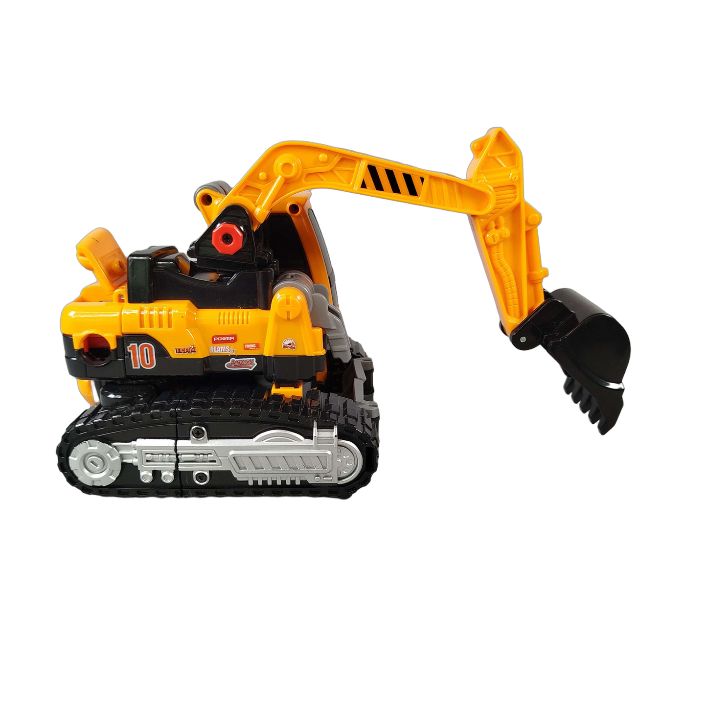 Young Toys Inc. Transformierender Bagger-Roboter Actionfigur