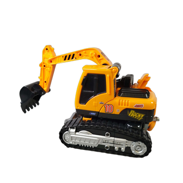 Young Toys Inc. Transformierender Bagger-Roboter Actionfigur