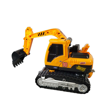 Young Toys Inc. Transformierender Bagger-Roboter Actionfigur