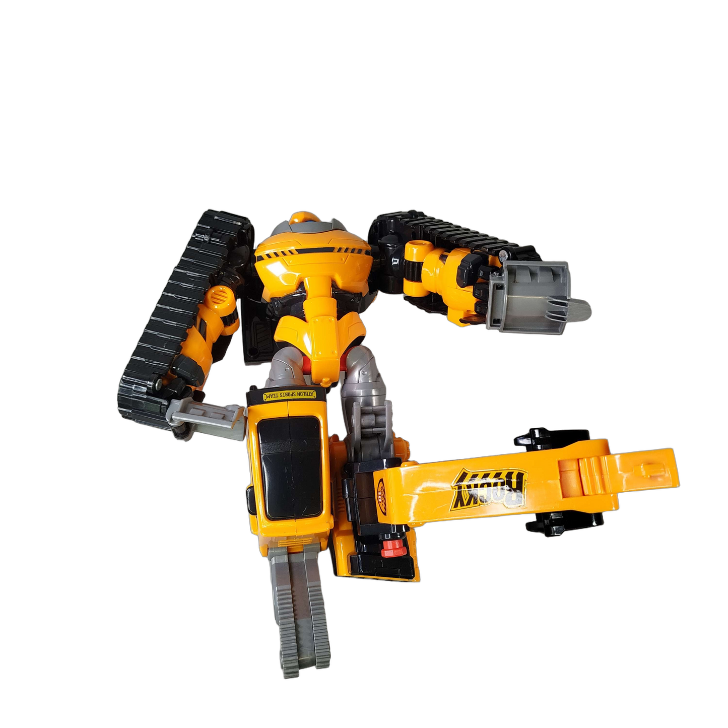 Young Toys Inc. Transformierender Bagger-Roboter Actionfigur