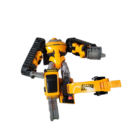 Young Toys Inc. Transformierender Bagger-Roboter Actionfigur