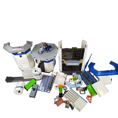 Playmobil Polizei-Kommandozentrale mit Gefängnis 6919 Polizeistation