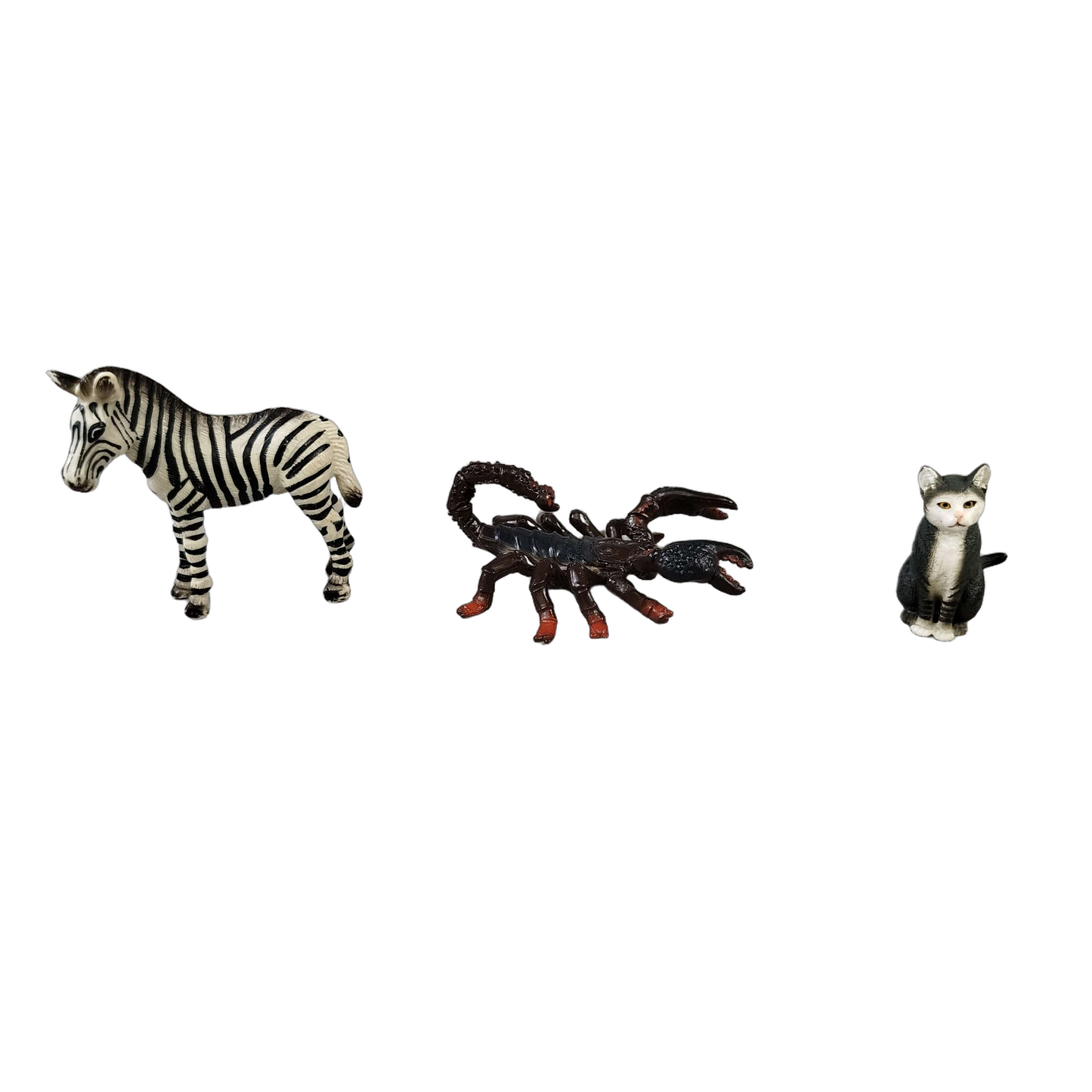 Schleich Tiere Bundle 6 Teile Zebra Fuchs Löwe Wolf Katze
