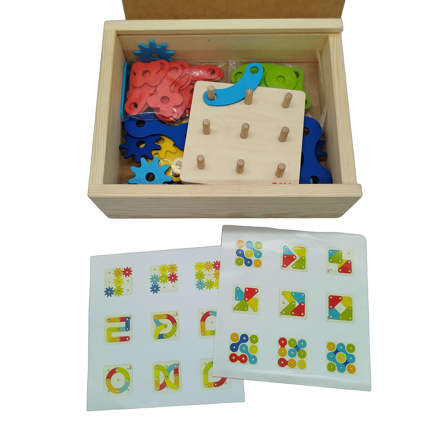 Goki Holzstecktafel Lernspiel aus Holz