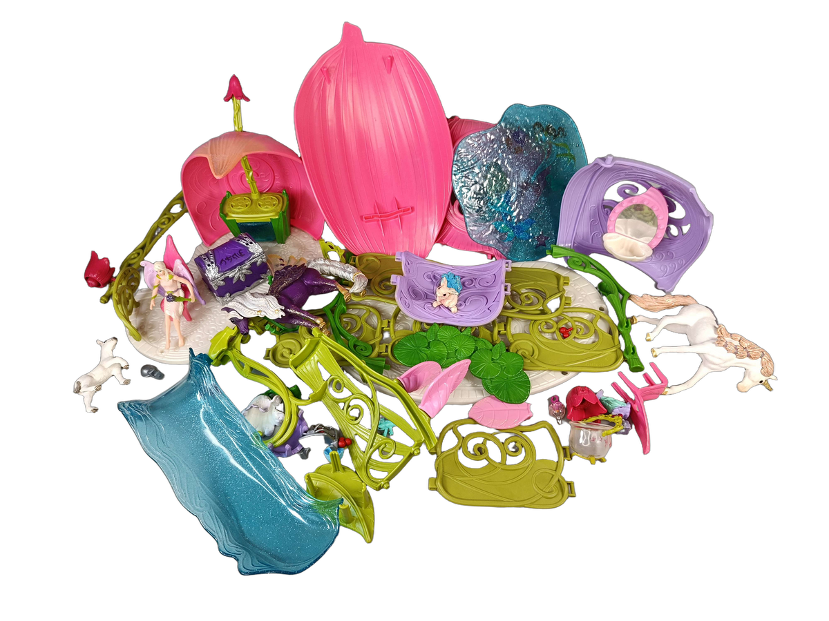 Schleich Glitzerndes Blütenhaus mit Einhörnern 42445 Spielset