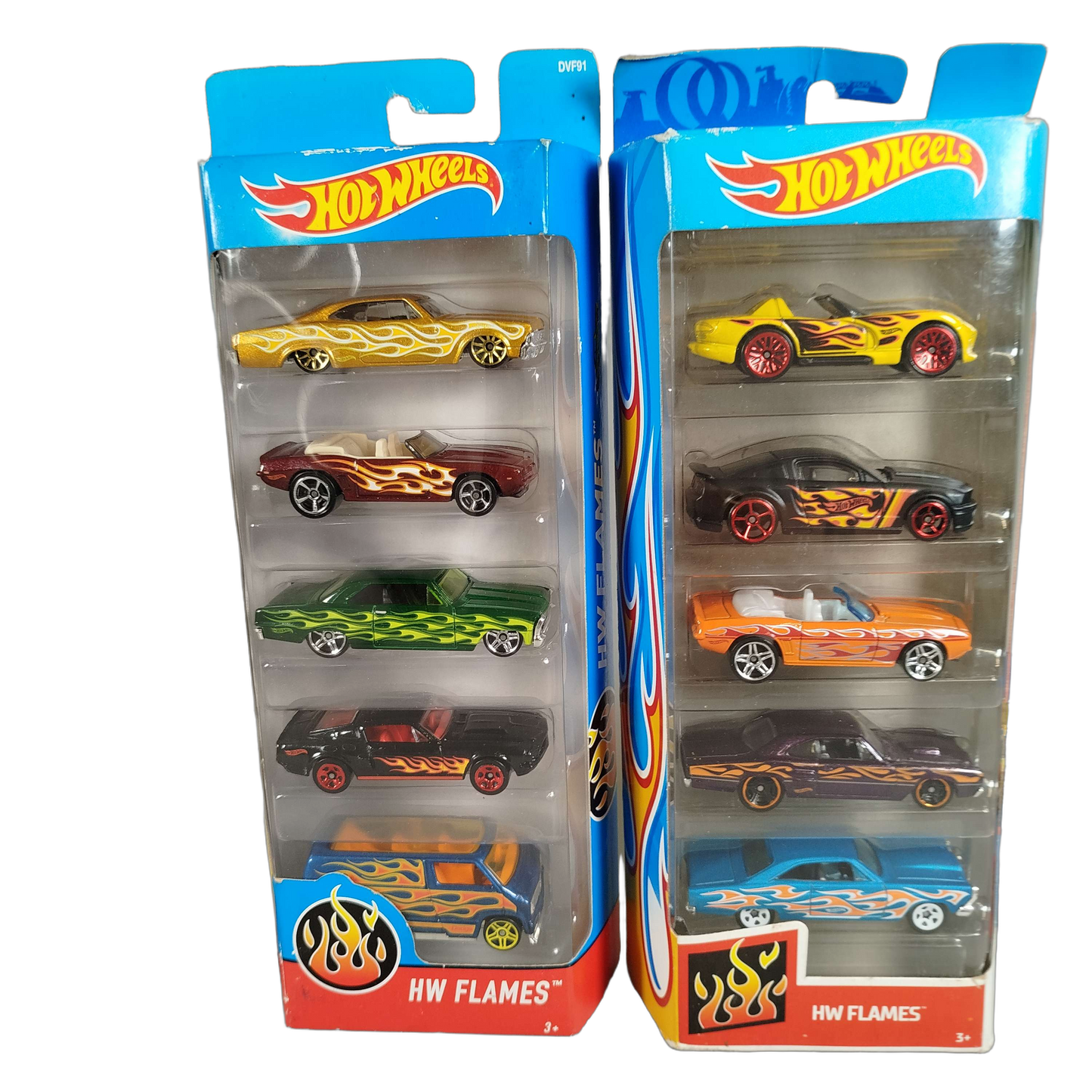 Hot Wheels Bundle HW Flames Set von 17 Autos Neu