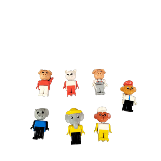 LEGO Bundle Fabuland 7x Tiere Figuren