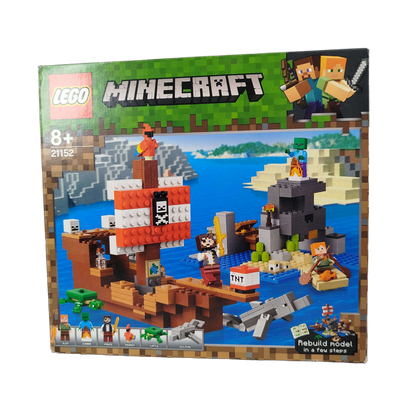 LEGO Minecraft 21152 Bauset Piratenschiff, Neu