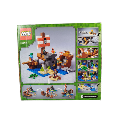 LEGO Minecraft 21152 Bauset Piratenschiff, Neu