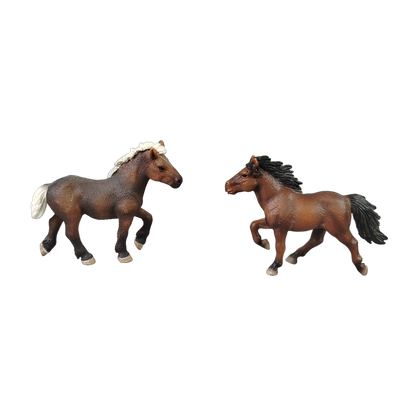Schleich Tiere Bundle 6 Teile Pferde & Kutsche mit Fahrerfigur