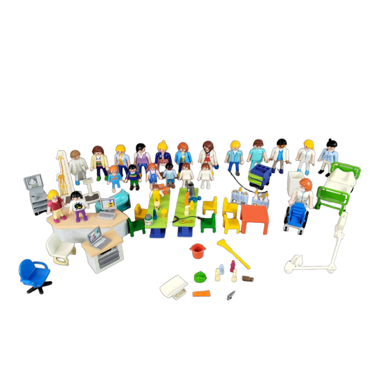 Playmobil Bundle Krankenhaus Set von 22 Figuren