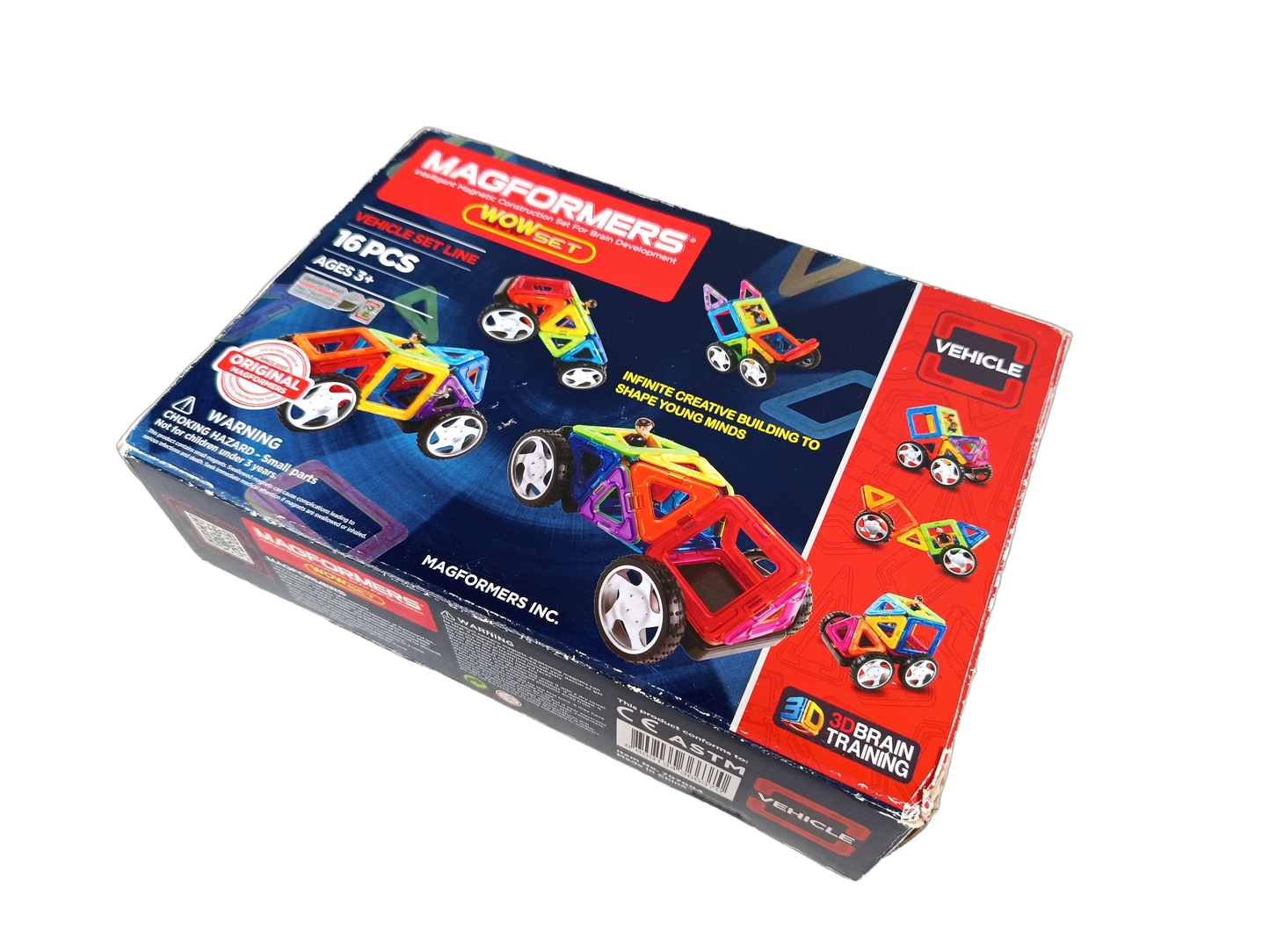Magformers WOW Magnetbaukasten Fahrzeug 16-teilig