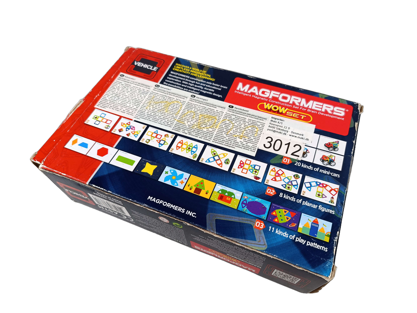 Magformers WOW Magnetbaukasten Fahrzeug 16-teilig