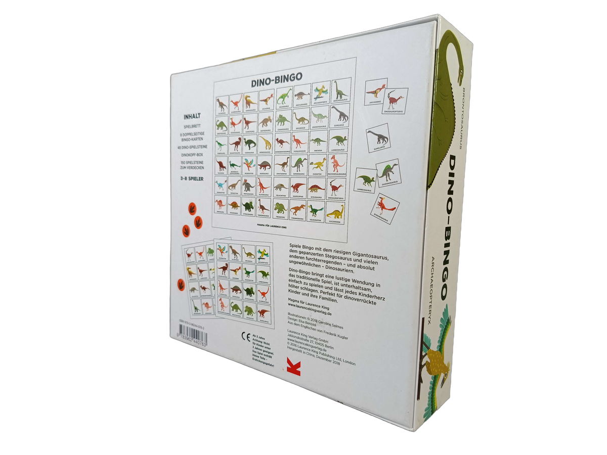 Laurence King Dino-Bingo Brettspiel