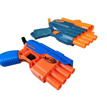 Hasbro Bundle NERF Prospect QS-4 & Alpha Strike Claw Set von 2 Blaster