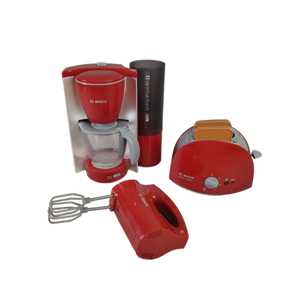 Theo Klein Bundle Kinderküche Set von 3 Kaffeemaschine & Toaster