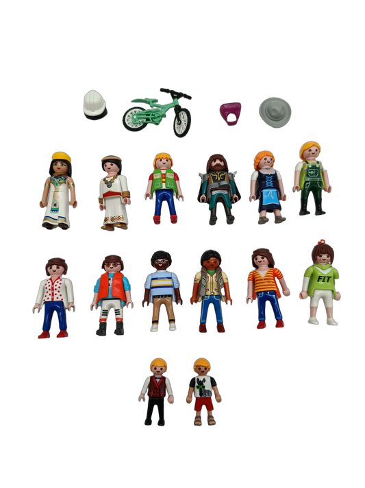 Playmobil Bundle Set von 14 Figuren & Zubehör