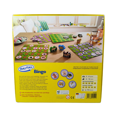 HABA Ratz Fatz Bingo 300880 Familienspiel & Lernspiel